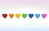 Heart mark --Background ｜ Free material --Full HD size: 1,920 x 1,200 pixels