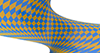 Distorted world | Yellow and blue pattern --Background | Free material-- 4K size: 4,096 x 2,160 pixels