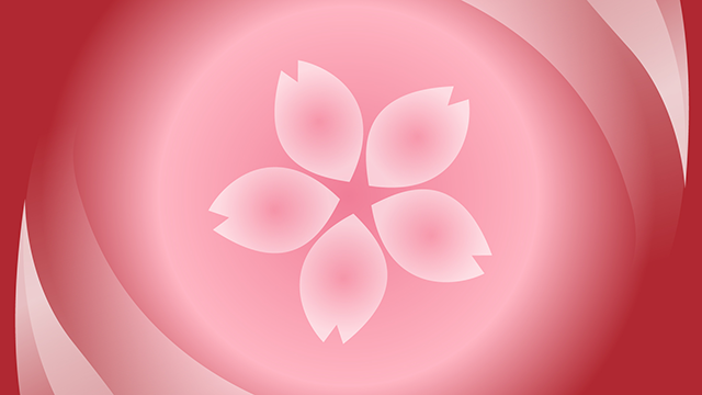 Sakura ｜ Gradient --Background / Photo / Wallpaper / Desktop picture / Free background --Full HD size: 1,920 × 1,080 pixels