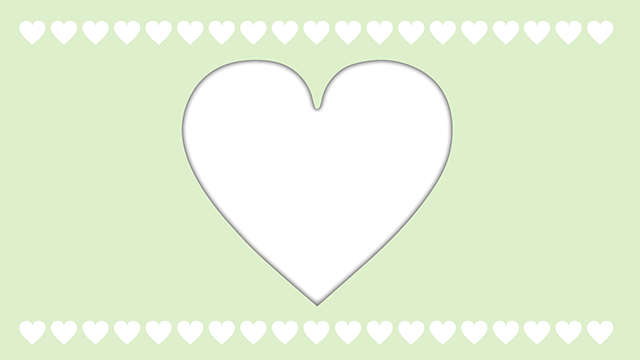 Green ｜ Heart pattern --Background / Photo / Wallpaper / Desktop picture / Free background --Full HD size: 1,920 × 1,080 pixels