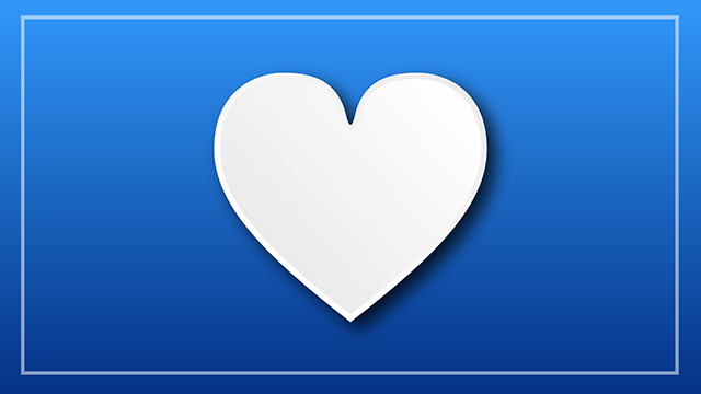 Blue ｜ Heart Mark-Background / Photo / Wallpaper / Desktop Picture / Free Background-Full HD Size: 1,920 x 1,080 pixels