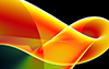 赤系｜波形｜グラデーション - バックグラウンド｜フリー素材 - フルHDサイズ：1,920×1,200ピクセル