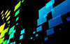 ブルー系｜四角形｜グラデーション - バックグラウンド｜フリー素材 - フルHDサイズ：1,920×1,200ピクセル