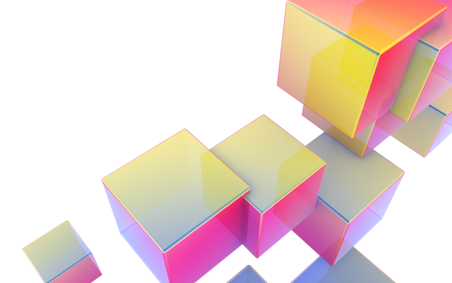 Цветные кубики 3д