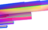 棒｜立体｜グラデーション - バックグラウンド｜フリー素材 - フルHDサイズ：1,920×1,200ピクセル