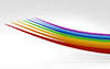 虹色｜ライン - バックグラウンド｜フリー素材 - フルHDサイズ：1,920×1,200ピクセル
