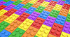 Block ｜ Toy ｜ Orange --Background ｜ Free material ―― 4K size: 4,096 × 2,160 pixels