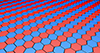Mass | Hexagon | Blue --Background | Free Material-- 4K Size: 4,096 x 2,160 pixels