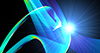 Curve ｜ Blue Light --Background ｜ Free Material ―― 4K Size: 4,096 × 2,160 pixels