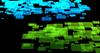 Blue ｜ Green ｜ Different Dimension / Darkness ――Background ｜ Free Material ―― 4K Size: 4,096 × 2,160 Pixels