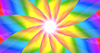 Rainbow Color | Rotation | Vortex / Radiation --Background | Free Material-- 4K Size: 4,096 x 2,160 Pixels