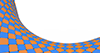 Curve ｜ Blue / Orange --Background ｜ Free Material ―― 4K Size: 4,096 × 2,160 pixels