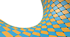 Curve ｜ Winding-Orange --Background ｜ Free Material ―― 4K Size: 4,096 × 2,160 pixels