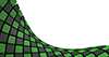 Curve ｜ Cube ｜ Curve / Green / Black --Background ｜ Free Material --4K Size: 4,096 × 2,160 pixels