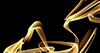 Smoke ｜ Flowing ｜ Gold-Luxury --Background ｜ Free material ―― 4K size: 4,096 × 2,160 pixels
