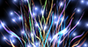 ブルー系｜ライト｜カーブ - バックグラウンド｜フリー素材 - 4Kサイズ：4,096×2,160ピクセル