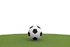 Soccer ball ｜ Exercise ｜ Sports ｜ Lawn ――Background ｜ Free material ――Image size: 3,000 × 2,000 pixels