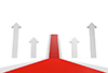 矢印｜上昇｜階段｜赤色 - バックグラウンド｜フリー素材 - 画像サイズ：3,000×2,000ピクセル
