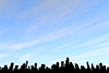 Cityscape ｜ Skyscrapers ｜ City ｜ Sky ――Background ｜ Free material ――Image size: 3,000 × 2,000 pixels