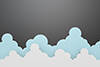 Clouds | Black | Light blue | White --Background | Free material --Image size: 3,000 x 2,000 pixels