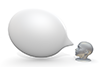 Head ｜ Speech bubble ｜ Think ｜ Opinion ――Background ｜ Free material ――Image size: 3,000 × 2,000 pixels