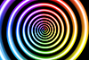 Cycle ｜ Rotating ｜ Colorful ｜ Rainbow --Background ｜ Free material --Image size: 3,000 × 2,000 pixels