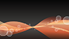 Orange ｜ Black ｜ Wave pattern ――Background ｜ Free material ――Full HD size: 1,920 × 1,080 pixels