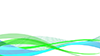 緑｜波打つ｜カーブ - バックグラウンド｜フリー素材 - フルHDサイズ：1,920×1,080ピクセル