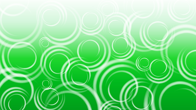 緑｜丸模様｜グラデーション - バックグラウンド/写真/壁紙/デスクトップピクチャ/無料背景 - フルHDサイズ：1,920×1,080ピクセル