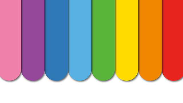 虹｜カラフル｜ライン - バックグラウンド/写真/壁紙/デスクトップピクチャ/無料背景 - フルHDサイズ：1,920×1,080ピクセル