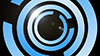 Blue ｜ Lens ｜ Light ――Background ｜ Free material ――Full HD size: 1,920 × 1,080 pixels