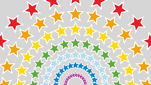 星｜パターン｜回転 - バックグラウンド/写真/壁紙/デスクトップピクチャ/無料背景 - フルHDサイズ：1,920×1,080ピクセル