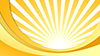 黄色｜曲がる｜波 - バックグラウンド｜フリー素材 - フルHDサイズ：1,920×1,080ピクセル