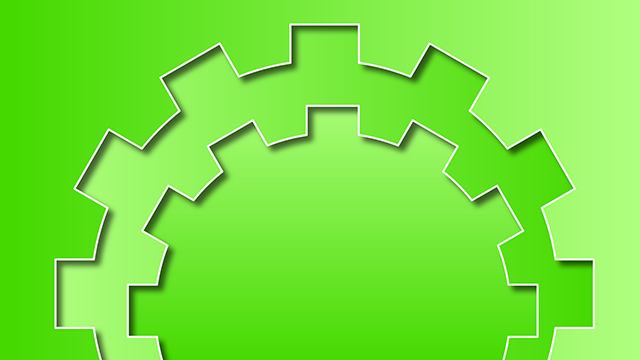 緑色｜歯車 - バックグラウンド/写真/壁紙/デスクトップピクチャ/無料背景 - フルHDサイズ：1,920×1,080ピクセル