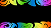 虹色｜カラフル｜上下ライン - バックグラウンド｜フリー素材 - フルHDサイズ：1,920×1,080ピクセル