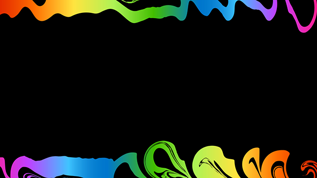 虹色｜カラフル｜上下ライン - バックグラウンド/写真/壁紙/デスクトップピクチャ/無料背景 - フルHDサイズ：1,920×1,080ピクセル