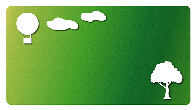 木｜気球｜雲 - バックグラウンド/写真/壁紙/デスクトップピクチャ/無料背景 - フルHDサイズ：1,920×1,080ピクセル