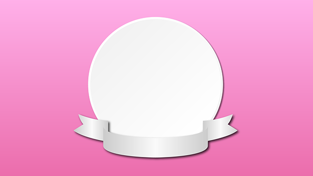 ピンク｜丸｜リボン - バックグラウンド/写真/壁紙/デスクトップピクチャ/無料背景 - フルHDサイズ：1,920×1,080ピクセル