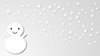 雪だるま｜雪｜降る - バックグラウンド｜フリー素材 - フルHDサイズ：1,920×1,080ピクセル
