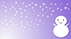 Snowman ｜ Snow ｜ Falling --Background ｜ Free Material --Full HD Size: 1,920 × 1,080 pixels