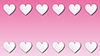Heart mark ｜ Pink --Background ｜ Free material --Full HD size: 1,920 × 1,080 pixels
