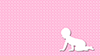 ピンク｜赤ちゃん - バックグラウンド｜フリー素材 - フルHDサイズ：1,920×1,080ピクセル