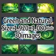 Thumbnail introducing a collection of 30 free green and nature background images. High-quality 1920x1080px wallpapers, approved for commercial use with no registration required. Stylish designs perfect for business and blogs.